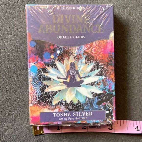 Divine Abundance oracle cards mini deck 51 cards Tosha Silver NEW NIP - Picture 4 of 12